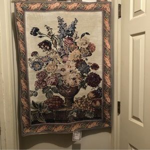 A wall hanging tapestry
